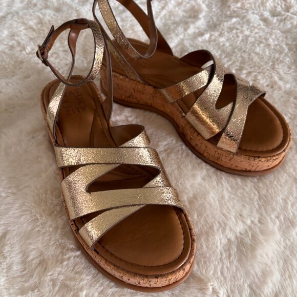 Naturalizer Riley Sandal Light Bronze Size 6M NEW - Picture 2 of 6